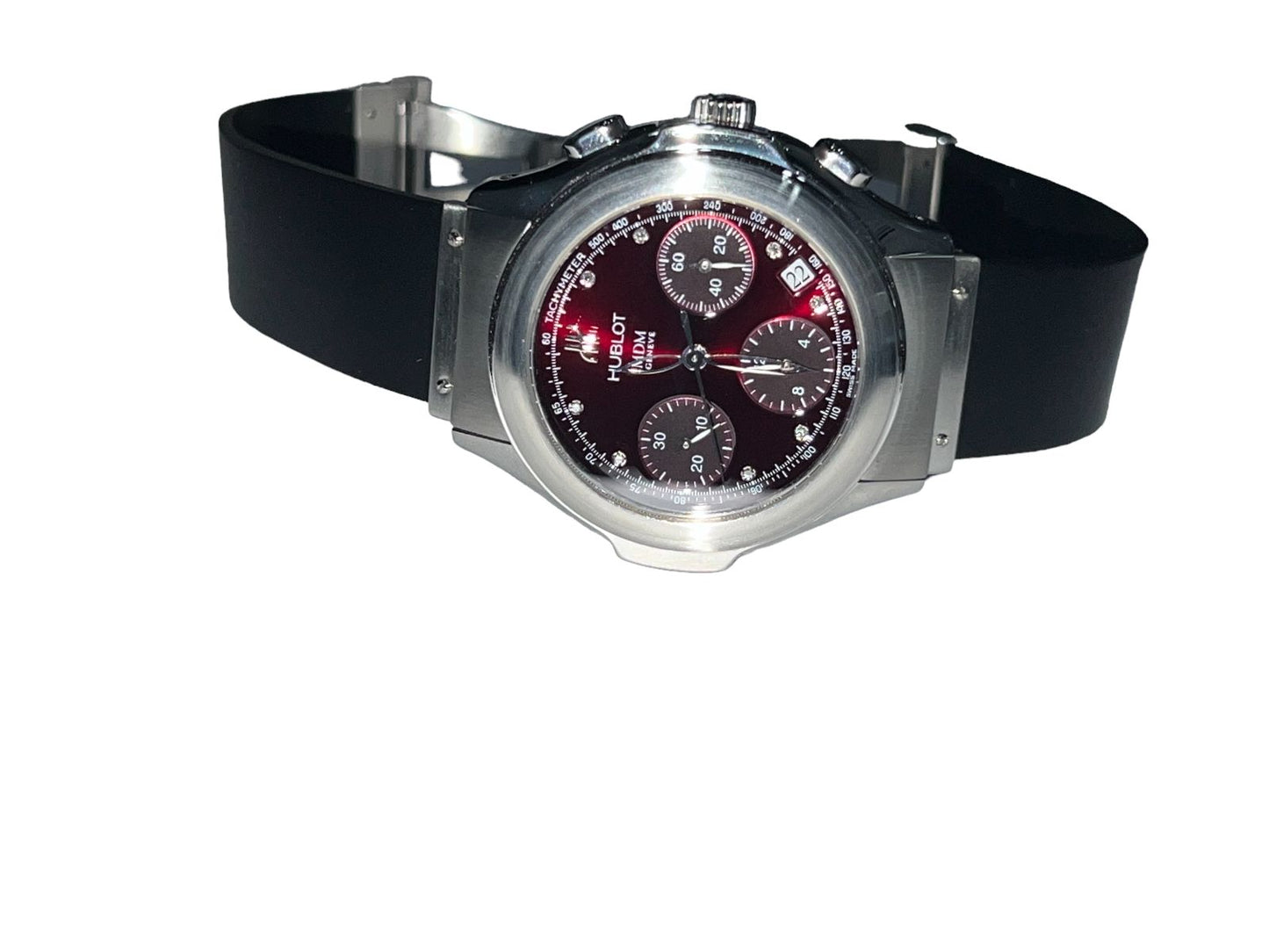 Mens Hublot Elegant Chronograph Mdm Bang Automatic Diamonds