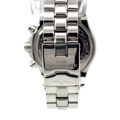 Mens Breitling Super Avenger Steel Automatic Chrono Chronograph Diamonds