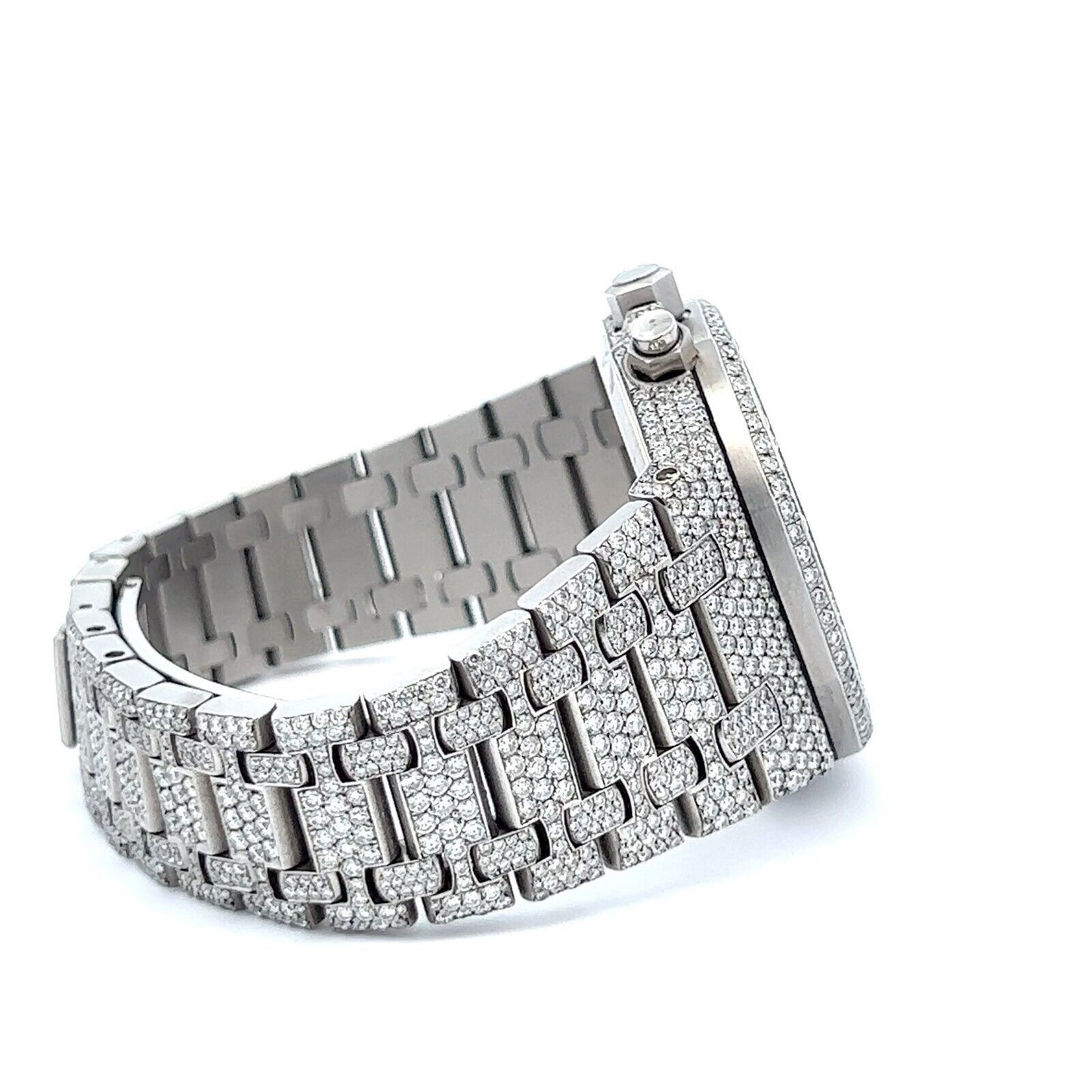 Mens Audemars Piguet Royal Oak Chrono Diamonds - FREE WORLD SHIP - JEWELRY STORE