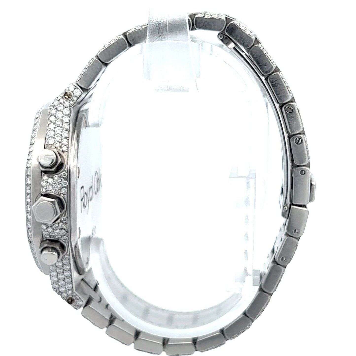 Mens Audemars Piguet Royal Oak Chrono Diamonds - FREE WORLD SHIP - JEWELRY STORE