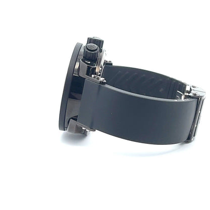 New Mens Jacob & Co. Rare Epic II Chronograph PVD Steel Black Spinel Baguettes