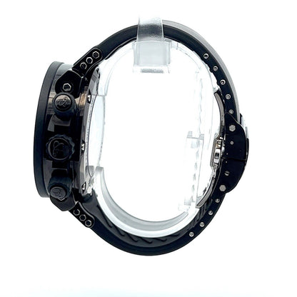 New Mens Jacob & Co. Rare Epic II Chronograph PVD Steel Black Spinel Baguettes