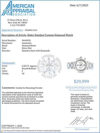 Mens Cartier Pasha Steel Chrono Chronograph Automatic Diamonds