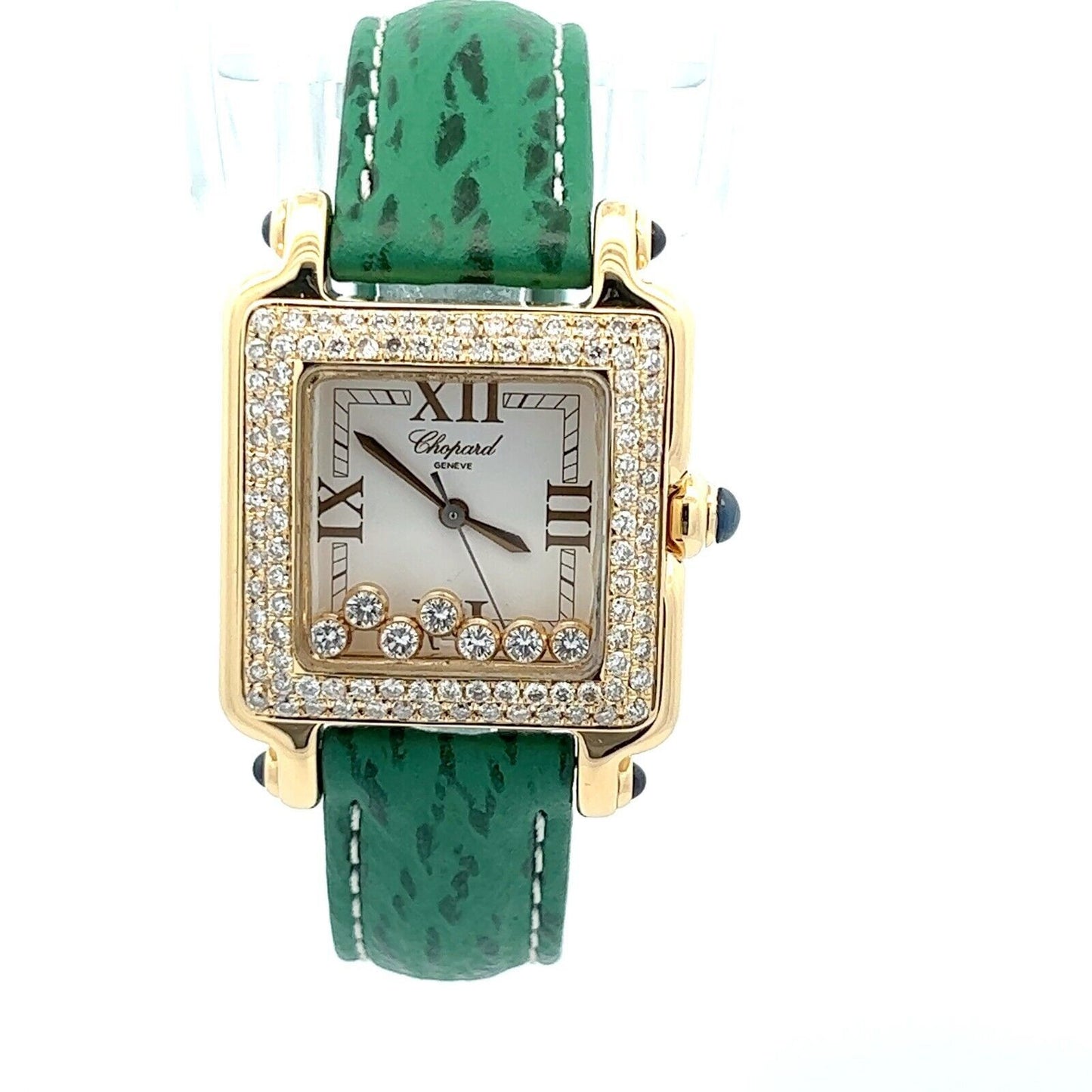 Womens Chopard Happy Sport 18k Gold Diamonds (196001278284)