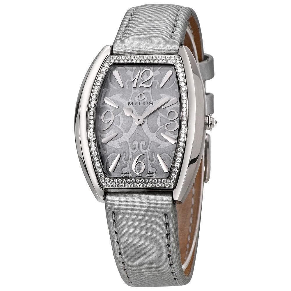 New Womens Milus Cirina Steel Diamonds