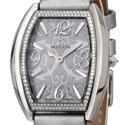 New Womens Milus Cirina Steel Diamonds