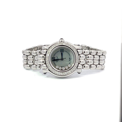 Womens Chopard Happy Sport Diamonds FREE WORLD-WIDE SHIPPING - JEWELRY  STORE