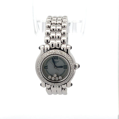 Womens Chopard Happy Sport Diamonds FREE WORLD-WIDE SHIPPING - JEWELRY  STORE