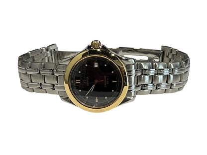 Mens Omega Seamaster Date 18K Gold