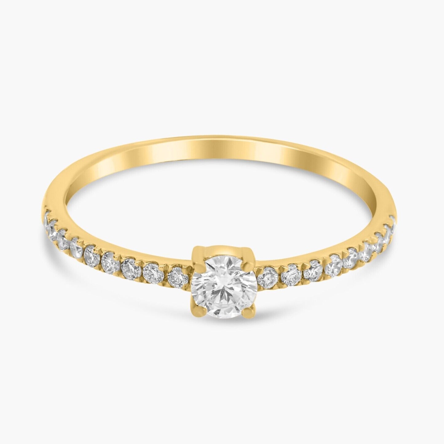 Womens Gold Diamond Ring-FREE WORLD-WIDE SHIPPING - WE ARE A JEWELRY STORE