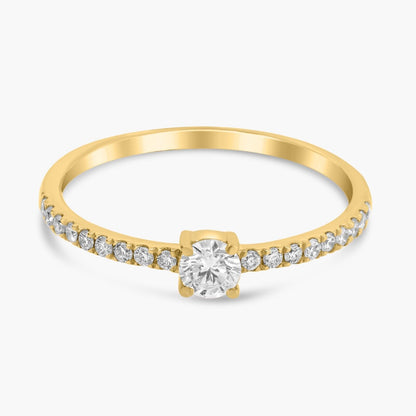 Womens Gold Diamond Ring-FREE WORLD-WIDE SHIPPING - WE ARE A JEWELRY STORE