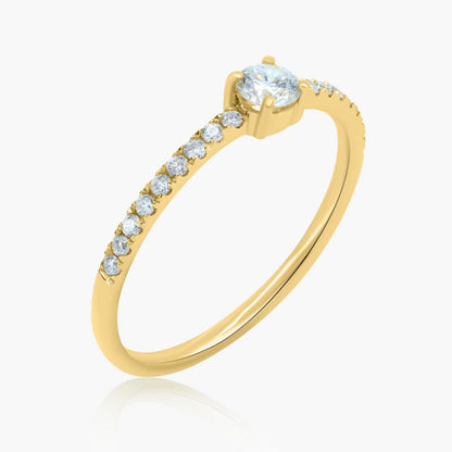 Womens Gold Diamond Ring-FREE WORLD-WIDE SHIPPING - WE ARE A JEWELRY STORE