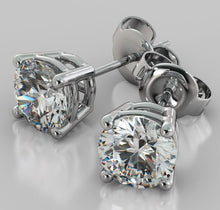 2.00 Carats Lab Created Diamond Stud Earrings -FREE WORLD-WIDE SHIPPING - STORE