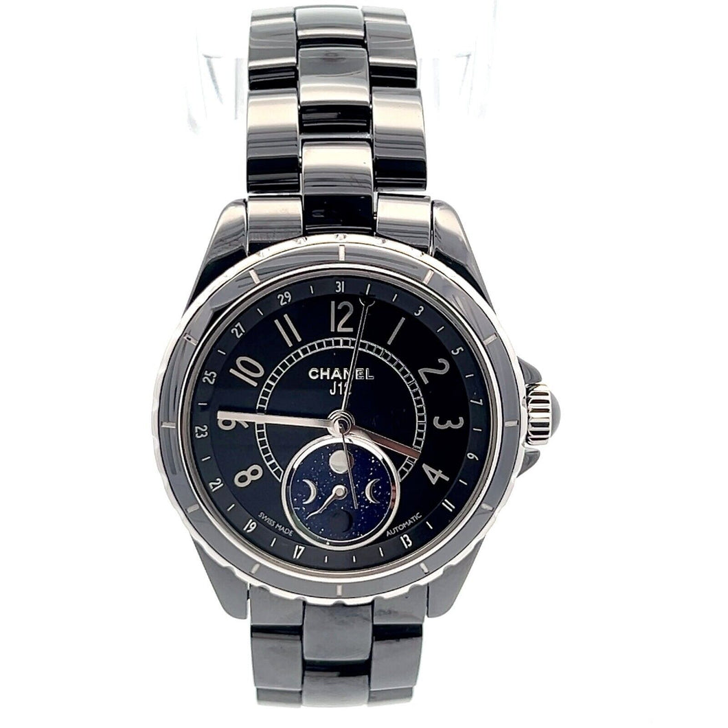 Mens Chanel J12 Moon Phase Watch Loucri Jewelers