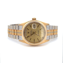 Mens Rolex Day-Date President Tridor Tricolor Quickset 18k Gold 18038