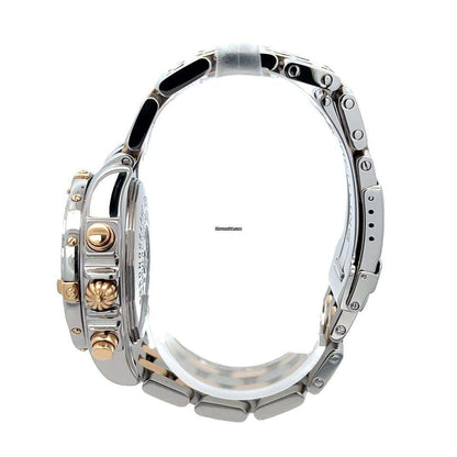Breitling Chrono Cockpit Automatic Men's Watch Gold/Steel Case With Gold/Steel Strap Authentic Luxury Timepiece