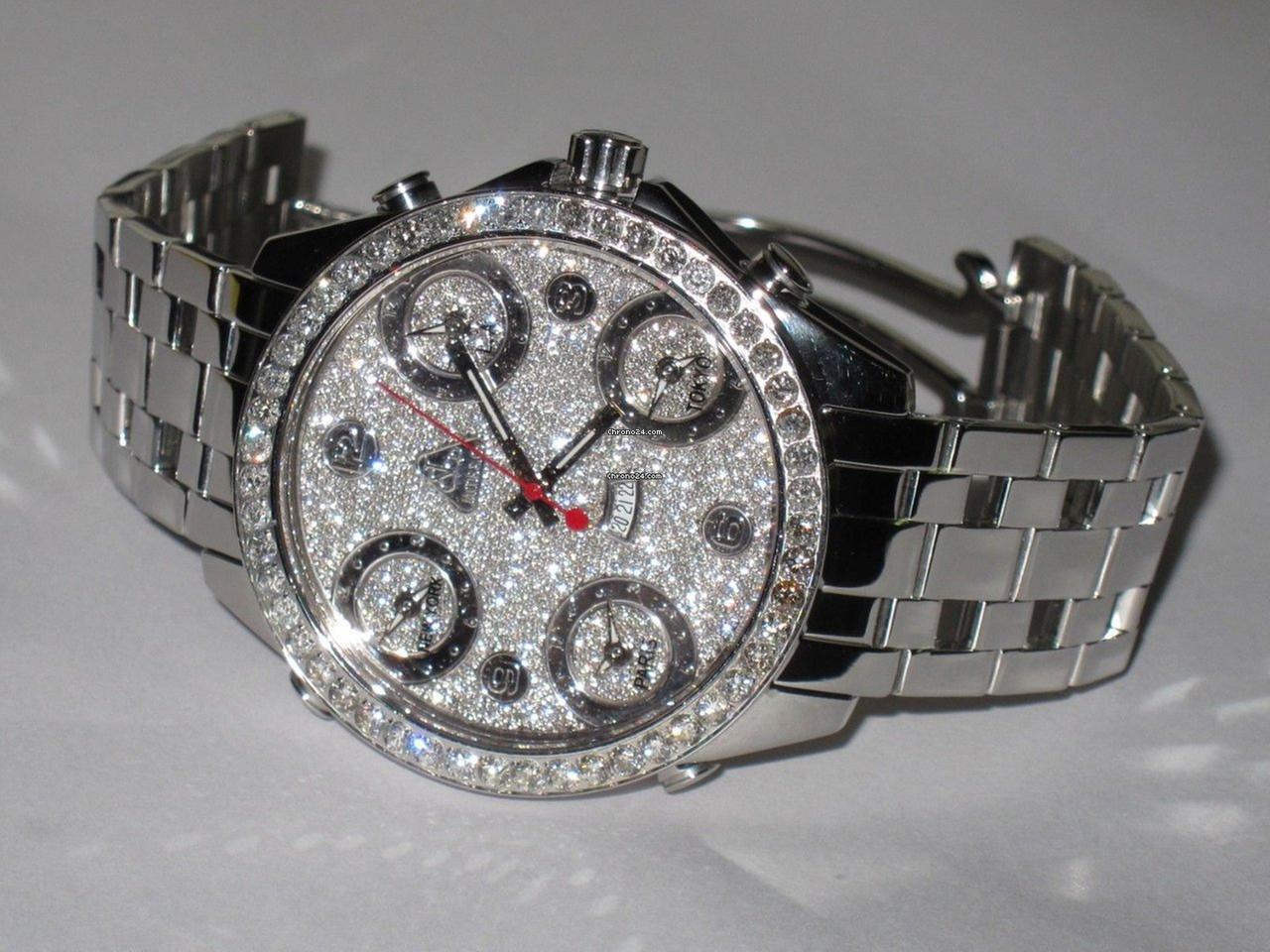 Jacob & Co. Quartz Men's Watch With Steel Case and Strap Authentic Luxury Timepiece