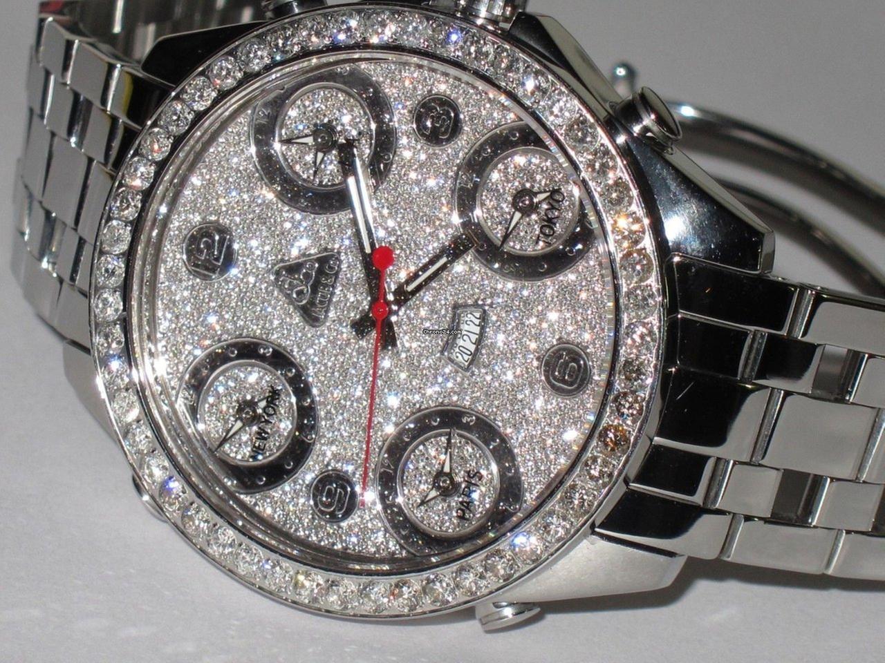 Jacob & Co. Quartz Men's Watch With Steel Case and Strap Authentic Luxury Timepiece