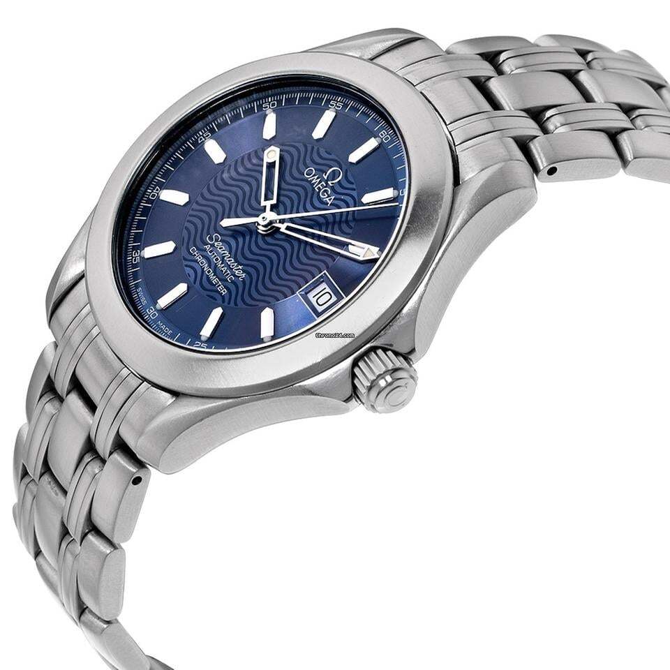 Omega Seamaster Automatic Men's Watch With Steel Case and Strap Authentic Luxury Timepiece