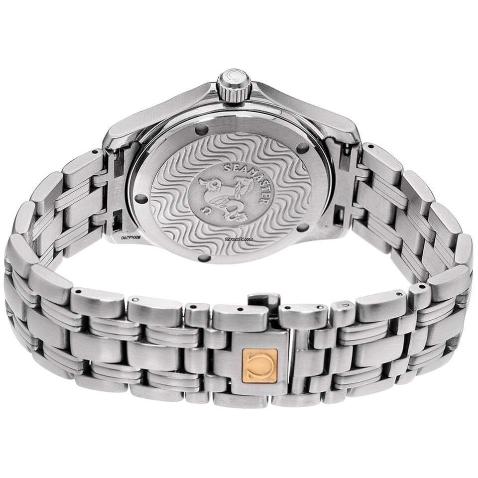 Omega Seamaster Automatic Men's Watch With Steel Case and Strap Authentic Luxury Timepiece