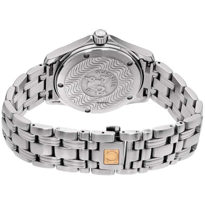 Omega Seamaster Automatic Men's Watch With Steel Case and Strap Authentic Luxury Timepiece