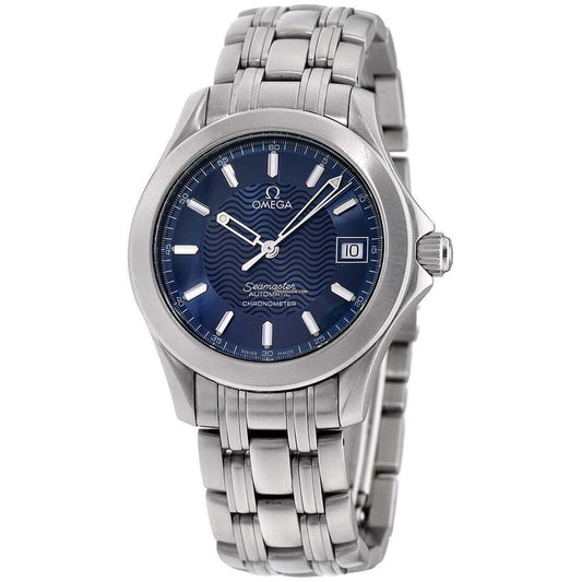 Omega Seamaster Automatic Men's Watch With Steel Case and Strap Authentic Luxury Timepiece
