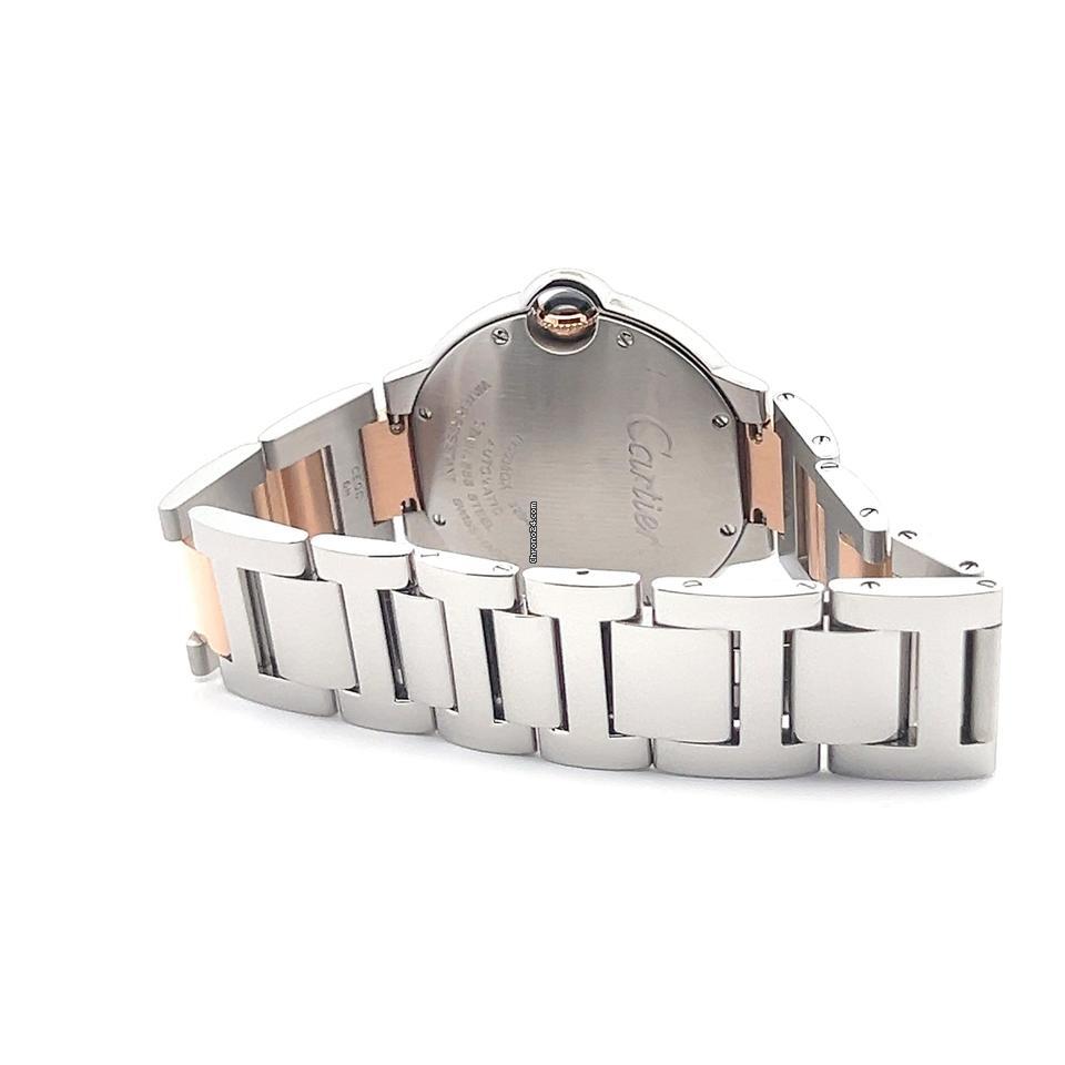 Cartier Ballon Bleu Automatic Women's Watch Gold/Steel Case With Gold/Steel Strap Authentic Luxury Timepiece