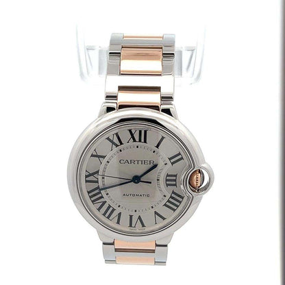 Cartier Ballon Bleu Automatic Women's Watch Gold/Steel Case With Gold/Steel Strap Authentic Luxury Timepiece