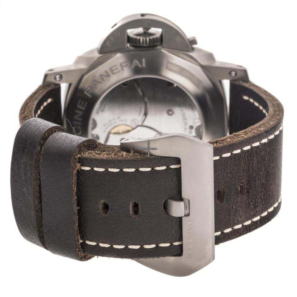 Panerai Luminor 1950 Manual winding Men's Watch Titanium Case With Leather Strap Authentic Luxury Timepiece