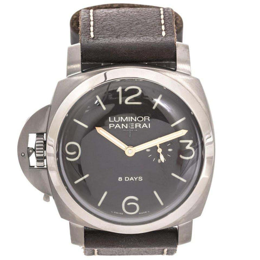 Panerai Luminor 1950 Manual winding Men's Watch Titanium Case With Leather Strap Authentic Luxury Timepiece