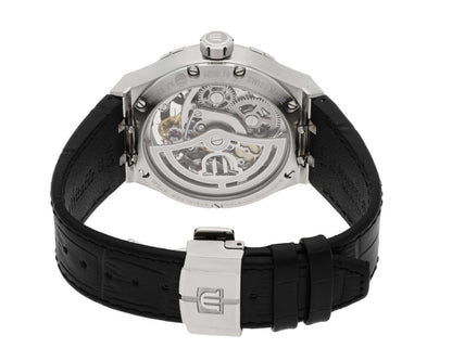 Maurice Lacroix AIKON Automatic Men's Watch Steel Case With Leather Strap Authentic Luxury Timepiece