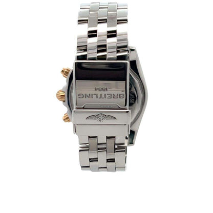 Breitling Chronomat Automatic Men's Watch Gold/With Steel Case and Strap Authentic Luxury Timepiece