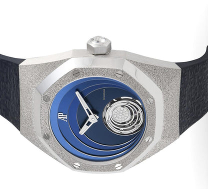 Audemars Piguet Royal Oak Concept Manual winding Men's Watch White Gold Case With Rubber Strap Authentic Luxury Timepiece