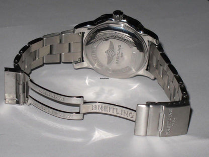 Breitling Colt 44 Quartz Men's Watch With Steel Case and Strap Authentic Luxury Timepiece