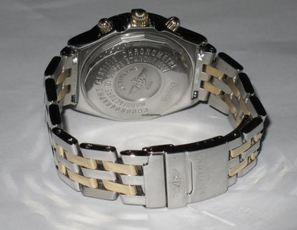 Breitling Windrider Automatic Men's Watch Gold/Steel Case With Gold/Steel Strap Authentic Luxury Timepiece