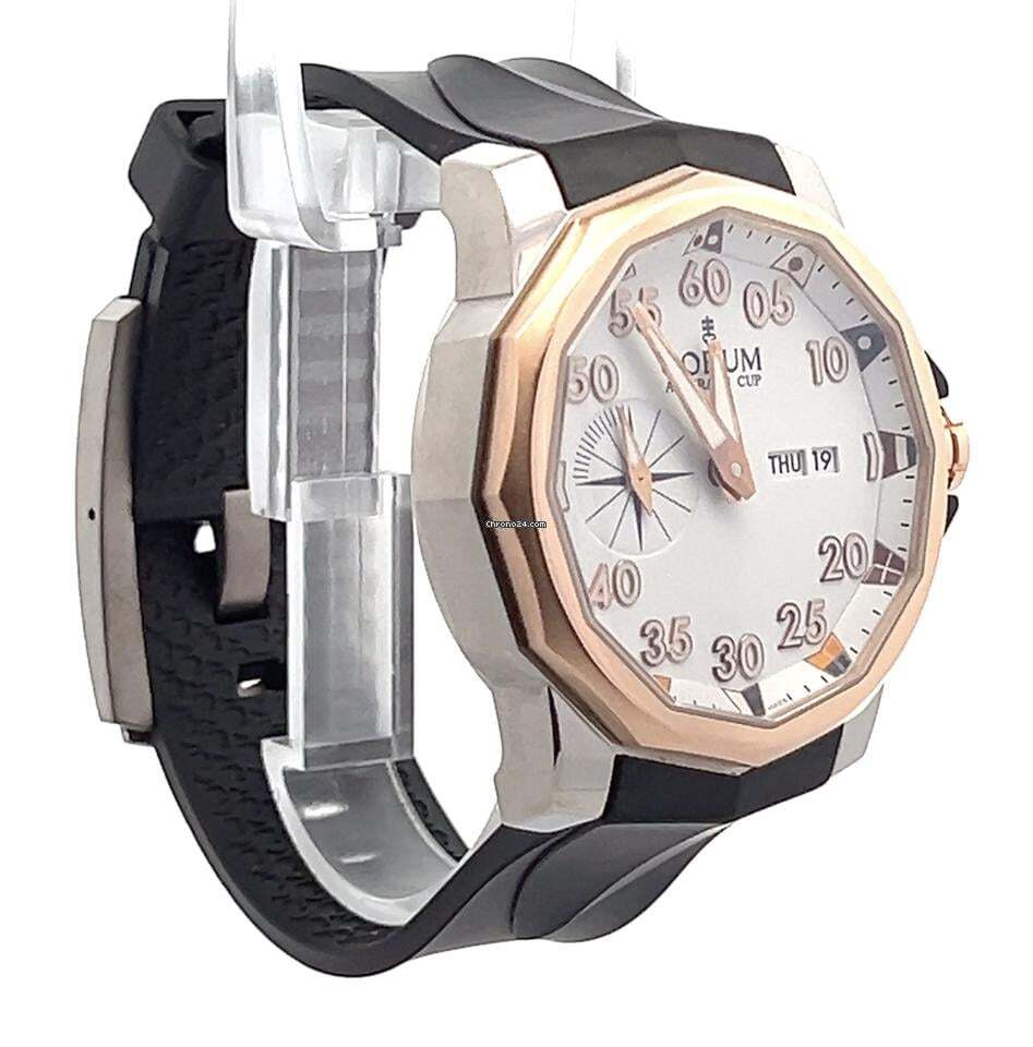 Corum Admiral's Cup Automatic Unisex Watch Titanium Case With Rubber Strap Authentic Luxury Timepiece
