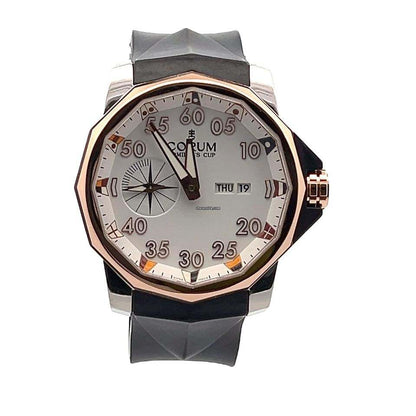 Corum Admiral's Cup Automatic Unisex Watch Titanium Case With Rubber Strap Authentic Luxury Timepiece