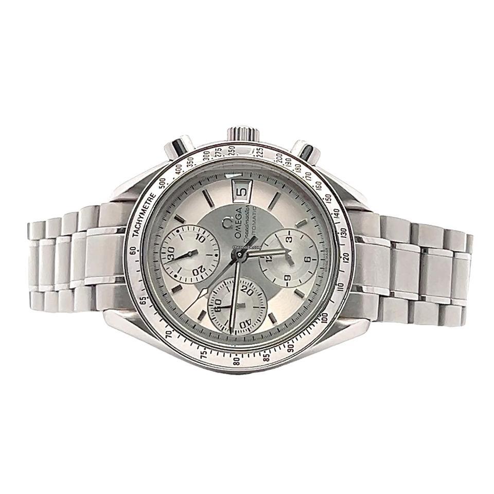 Omega Speedmaster Automatic Men's Watch With Steel Case and Strap Authentic Luxury Timepiece