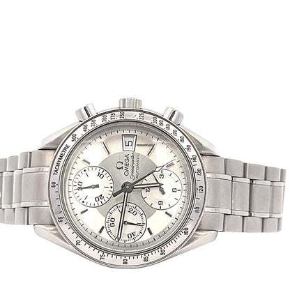 Omega Speedmaster Automatic Men's Watch With Steel Case and Strap Authentic Luxury Timepiece