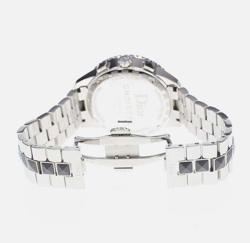 Dior Christal Quartz Women's Watch With Steel Case and Strap Authentic Luxury Timepiece