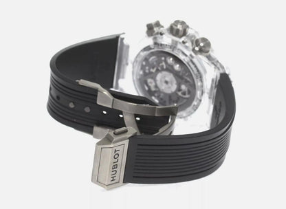 Hublot Big Bang Unico Automatic Men's Watch Ceramic Case With Rubber Strap Authentic Luxury Timepiece