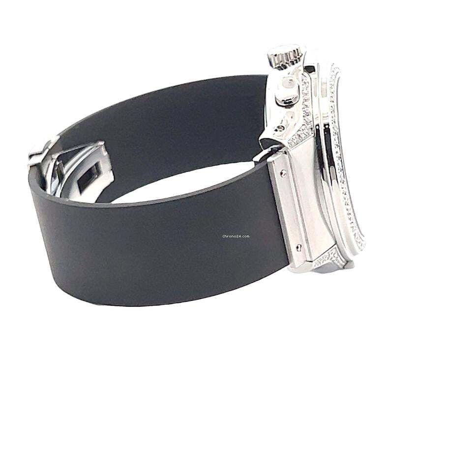 Hublot Elegant Automatic Men's Watch Steel Case With Rubber Strap Authentic Luxury Timepiece