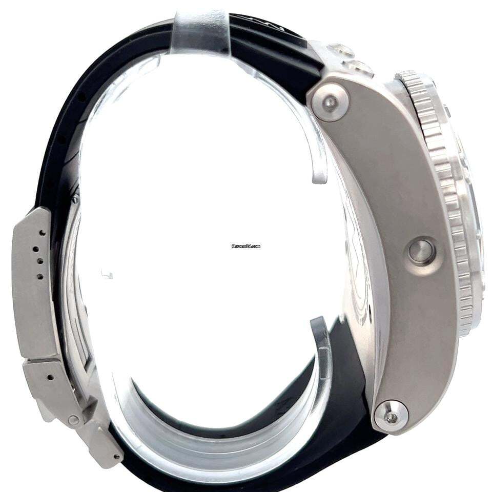 Azimuth Automatic Men's Watch Steel Case With Rubber Strap Authentic Luxury Timepiece