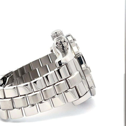 Breitling Super Avenger Automatic Men's Watch With Steel Case and Strap Authentic Luxury Timepiece