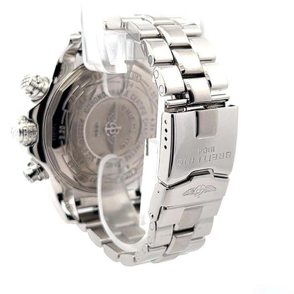 Breitling Super Avenger Automatic Men's Watch With Steel Case and Strap Authentic Luxury Timepiece