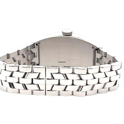 Franck Muller Master Banker Automatic Men's Watch With Steel Case and Strap Authentic Luxury Timepiece