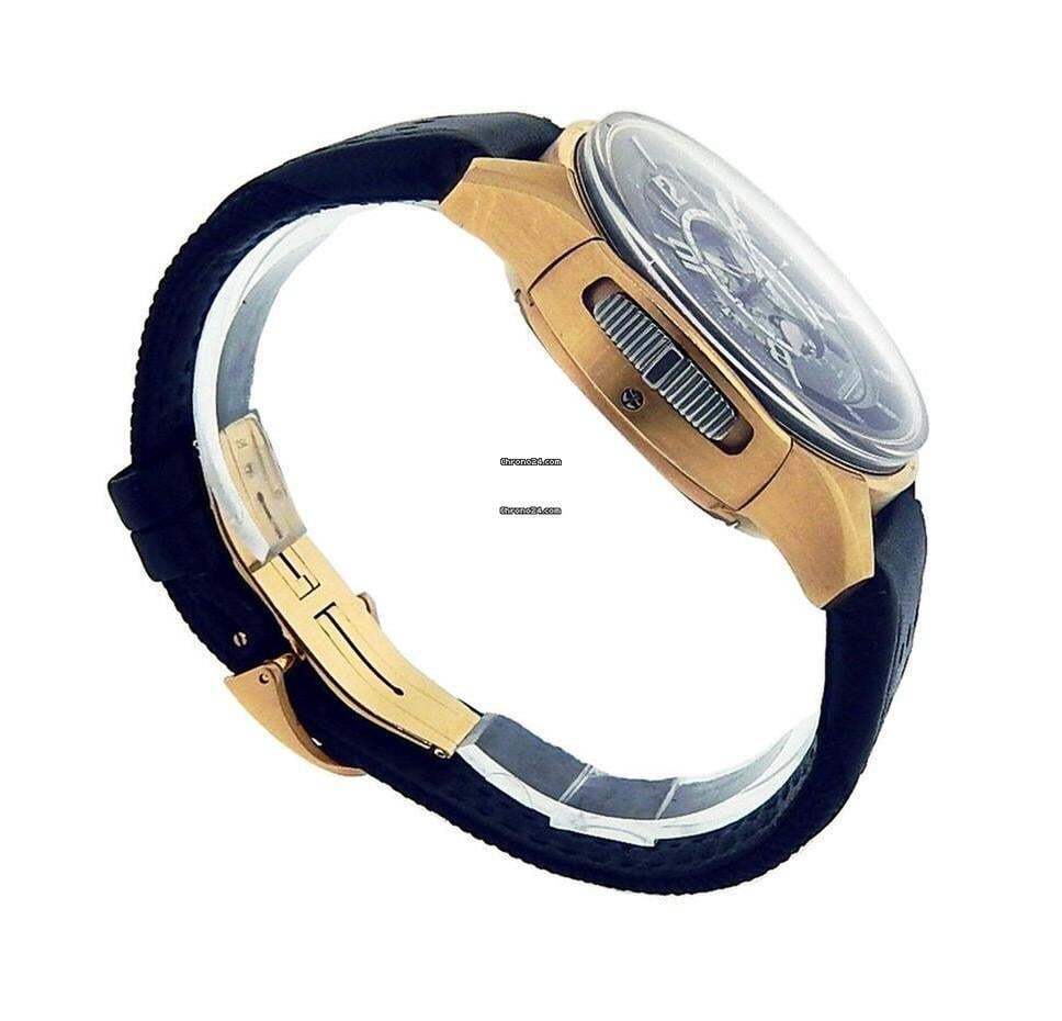 Jaeger-LeCoultre AMVOX Automatic Unisex Watch Rose Gold Case With Leather Strap Authentic Luxury Timepiece