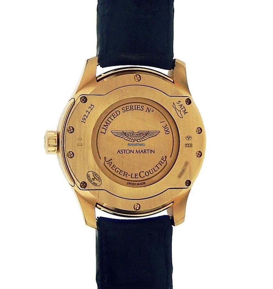 Jaeger-LeCoultre AMVOX Automatic Unisex Watch Rose Gold Case With Leather Strap Authentic Luxury Timepiece