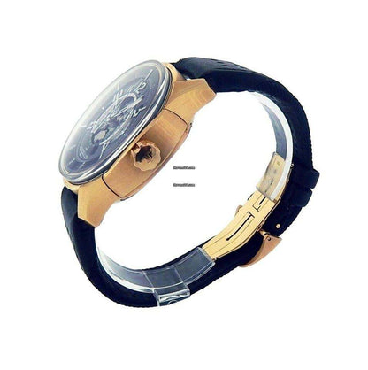 Jaeger-LeCoultre AMVOX Automatic Unisex Watch Rose Gold Case With Leather Strap Authentic Luxury Timepiece