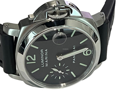 Panerai Luminor Marina Automatic Automatic Men's Watch Steel Case With Rubber Strap Authentic Luxury Timepiece